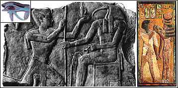 Thoth and Hathor as primal dieties